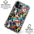 DC Comics Wonder Woman DC Bombshells Characters Pattern iPhone 16 Pro Max Clear Case