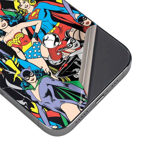 DC Comics Wonder Woman DC Bombshells Characters Pattern iPhone 16e Skin