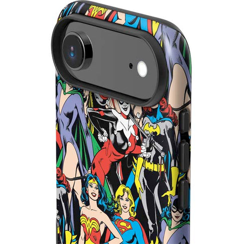 DC Comics Wonder Woman DC Bombshells Characters Pattern iPhone 17 Air Impact Case