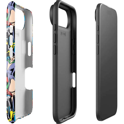 DC Comics Wonder Woman DC Bombshells Characters Pattern iPhone 17 Air Impact Case
