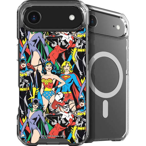 DC Comics Wonder Woman DC Bombshells Characters Pattern iPhone 17 Air MagSafe Case