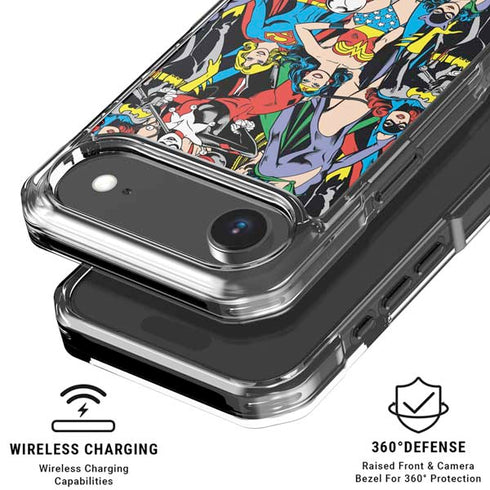 DC Comics Wonder Woman DC Bombshells Characters Pattern iPhone 17 Air MagSafe Case