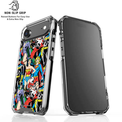 DC Comics Wonder Woman DC Bombshells Characters Pattern iPhone 17 Air MagSafe Case