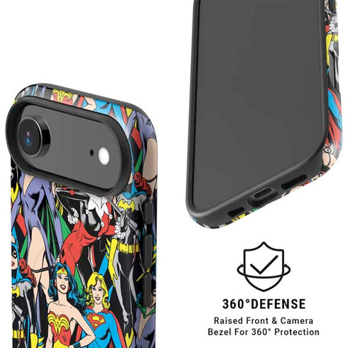 DC Comics Wonder Woman DC Bombshells Characters Pattern iPhone 17 Air Magsafe Impact Case