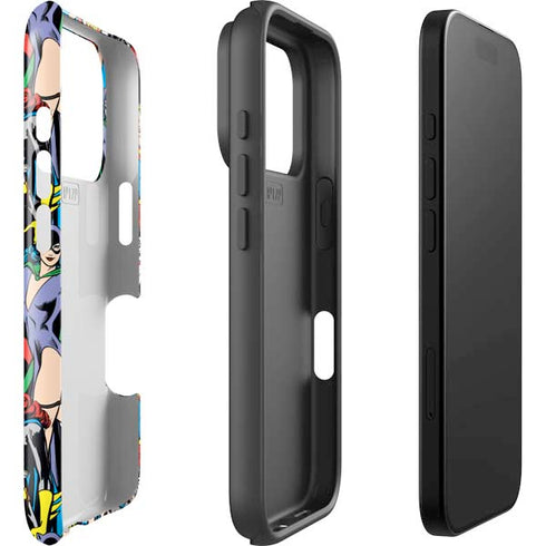 DC Comics Wonder Woman DC Bombshells Characters Pattern iPhone 17 Pro Impact Case