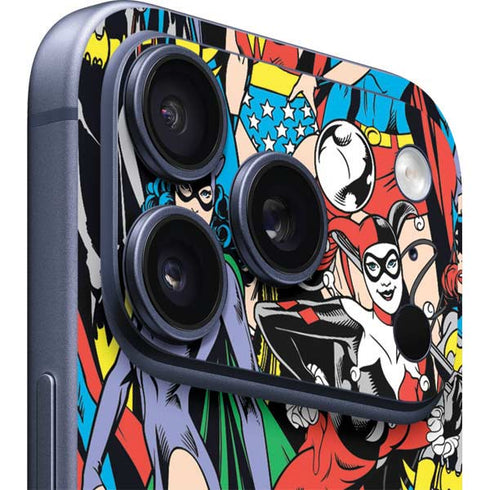 DC Comics Wonder Woman DC Bombshells Characters Pattern iPhone 17 Pro Max Skin