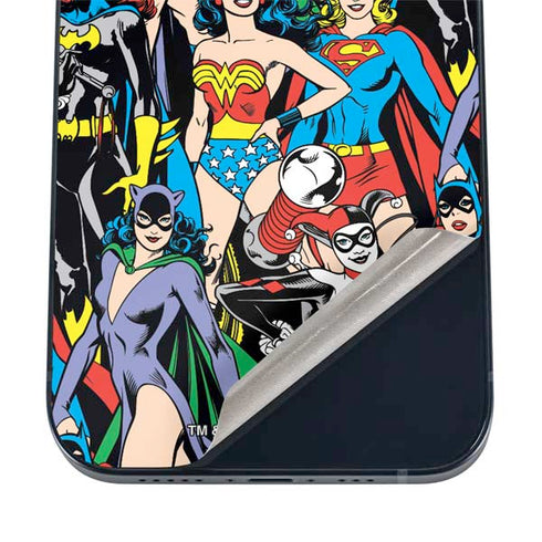 DC Comics Wonder Woman DC Bombshells Characters Pattern iPhone 17 Pro Max Skin