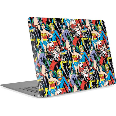 DC Comics Wonder Woman DC Bombshells Characters Pattern Apple MacBook Air Skin