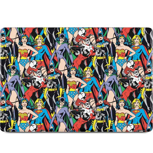 DC Comics Wonder Woman DC Bombshells Characters Pattern MacBook Skins