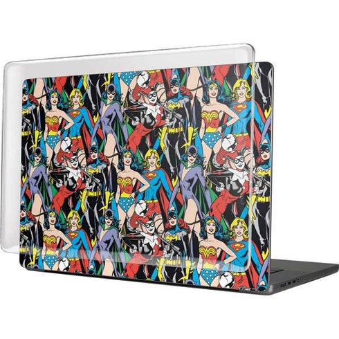 DC Comics Wonder Woman DC Bombshells Characters Pattern MacBook Cases