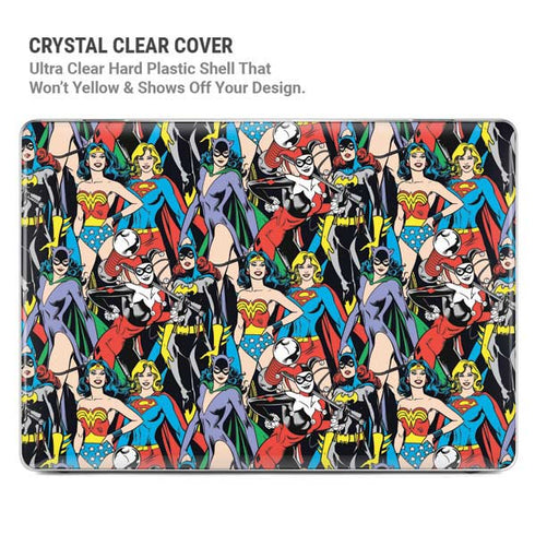 DC Comics Wonder Woman DC Bombshells Characters Pattern MacBook Cases