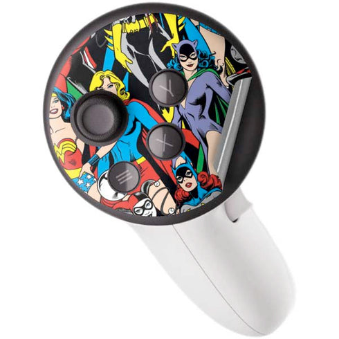 DC Comics Wonder Woman DC Bombshells Characters Pattern Meta Quest 3S Skin