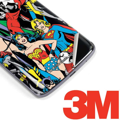 DC Comics Wonder Woman DC Bombshells Characters Pattern Moto E5 Plus Skin
