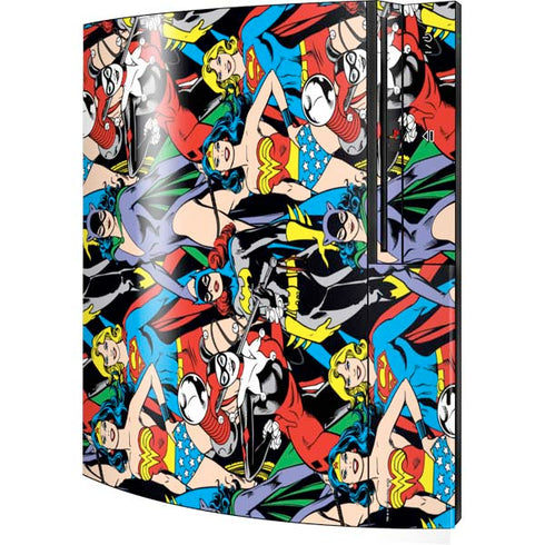 DC Comics Wonder Woman DC Bombshells Characters Pattern Playstation 3 & PS3 Skin