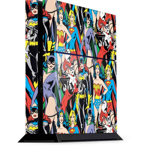 DC Comics Wonder Woman DC Bombshells Characters Pattern PlayStation PS4 Skins