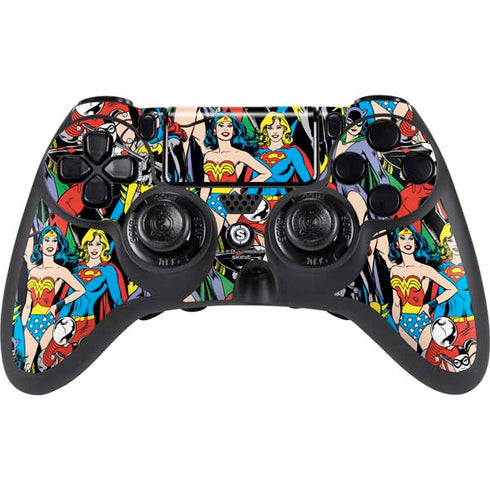 DC Comics Wonder Woman DC Bombshells Characters Pattern PlayStation PS4 Skins