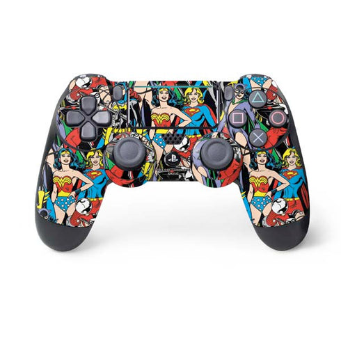DC Comics Wonder Woman DC Bombshells Characters Pattern PlayStation PS4 Skins
