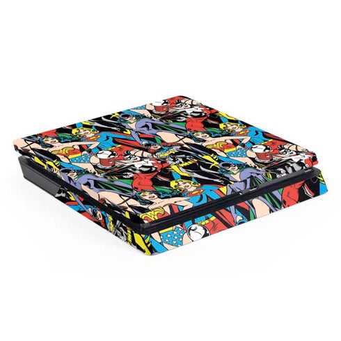 DC Comics Wonder Woman DC Bombshells Characters Pattern PlayStation PS4 Skins