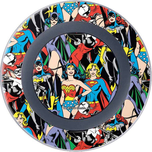 DC Comics Wonder Woman DC Bombshells Characters Pattern Wireless Charger Skin