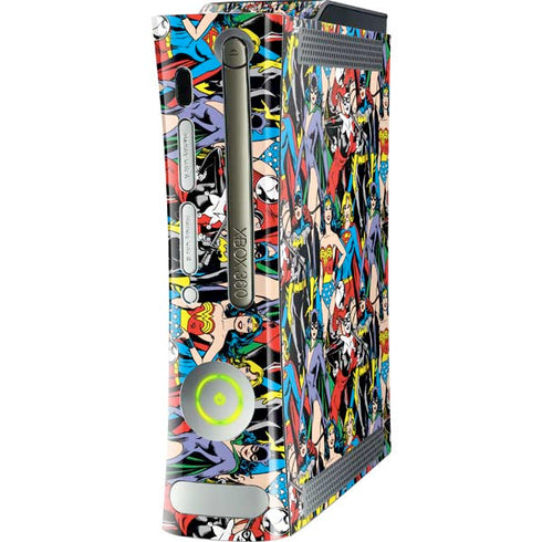 DC Comics Wonder Woman DC Bombshells Characters Pattern Xbox 360 (Includes HDD) Skin