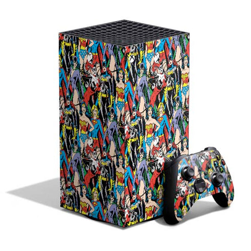 DC Comics Wonder Woman DC Bombshells Characters Pattern XBox Series X Digital Edition Bundle Skin