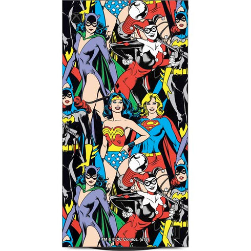 DC Comics Wonder Woman DC Bombshells Characters Pattern XBox Series X Digital Edition Console Skin