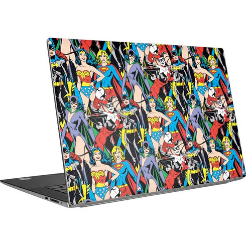 DC Comics Wonder Woman DC Bombshells Characters Pattern Dell XPS Skin