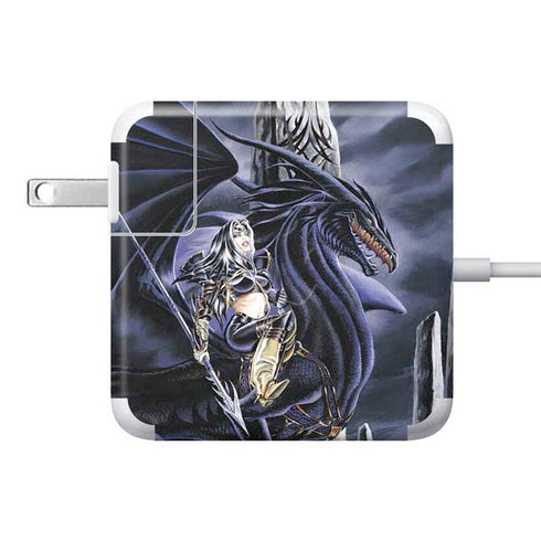 Dead of Winter Dragon and Warriors by Ruth Thompson 85W Power Adapter (15 and 17 inch MacBook Pro Charger) Skin
