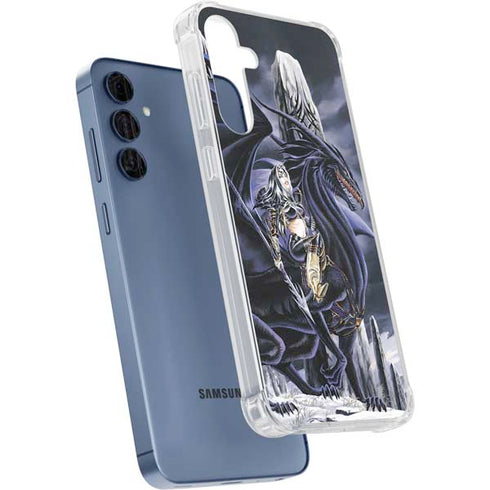 Dead of Winter Dragon and Warriors by Ruth Thompson Galaxy A55 5G Clear Case