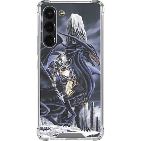 Dead of Winter Dragon and Warriors by Ruth Thompson Galaxy S24 FE Clear Case
