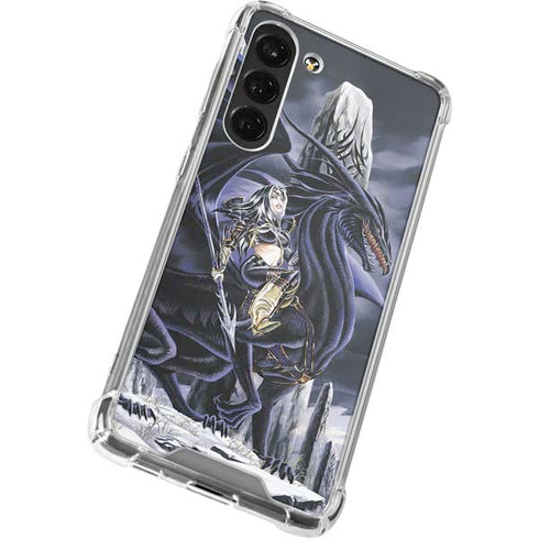 Dead of Winter Dragon and Warriors by Ruth Thompson Galaxy S24 FE Clear Case