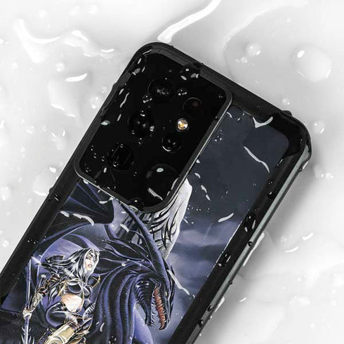 Dead of Winter Dragon and Warriors by Ruth Thompson Galaxy S24 Ultra Waterproof Case