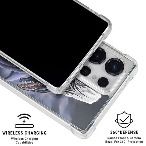 Dead of Winter Dragon and Warriors by Ruth Thompson Galaxy S25 Ultra Clear Case