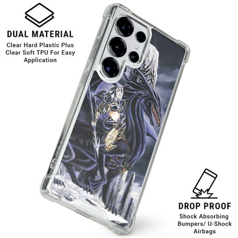 Dead of Winter Dragon and Warriors by Ruth Thompson Galaxy S25 Ultra Clear Case