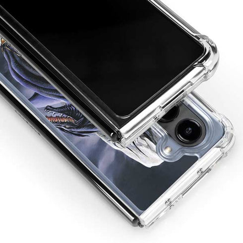 Dead of Winter Dragon and Warriors by Ruth Thompson Galaxy Z Fold5 5G Clear Case