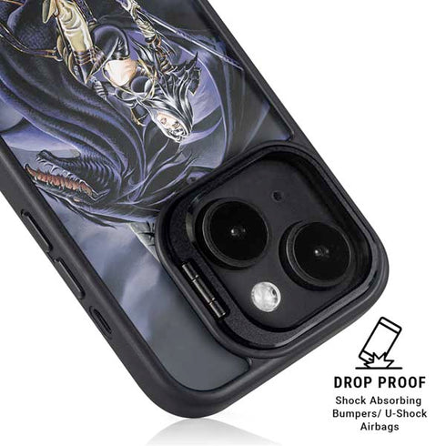Dead of Winter Dragon and Warriors by Ruth Thompson iPhone 14 Kickstand Case