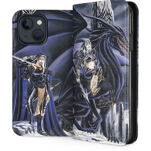 Dead of Winter Dragon and Warriors by Ruth Thompson iPhone 15 Plus Folio Case