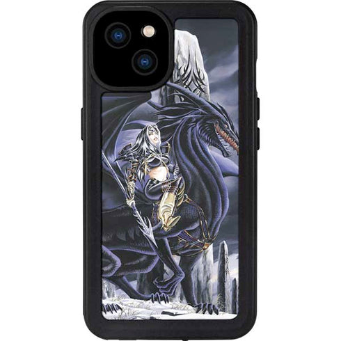 Dead of Winter Dragon and Warriors by Ruth Thompson iPhone 15 Plus Waterproof Case