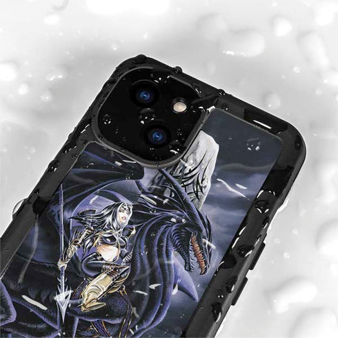 Dead of Winter Dragon and Warriors by Ruth Thompson iPhone 15 Plus Waterproof Case