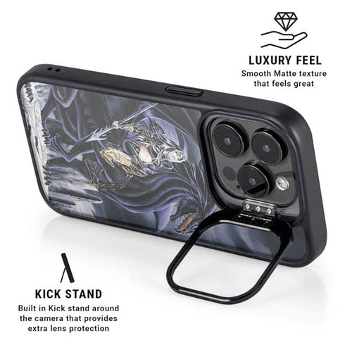 Dead of Winter Dragon and Warriors by Ruth Thompson iPhone 15 Pro Max Kickstand Case