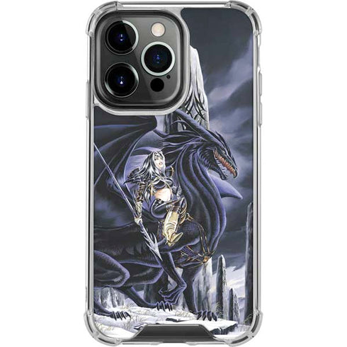 Dead of Winter Dragon and Warriors by Ruth Thompson iPhone 16 Pro Clear Case