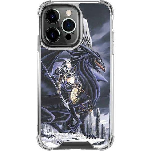Dead of Winter Dragon and Warriors by Ruth Thompson iPhone 16 Pro Max Clear Case