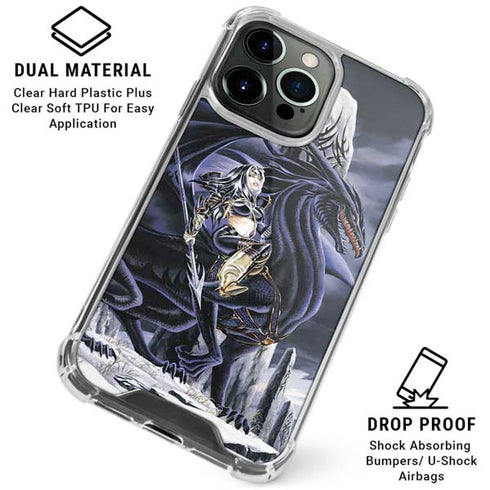 Dead of Winter Dragon and Warriors by Ruth Thompson iPhone 16 Pro Max Clear Case