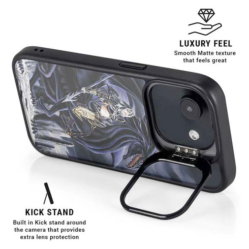 Dead of Winter Dragon and Warriors by Ruth Thompson iPhone 16e Kickstand Case