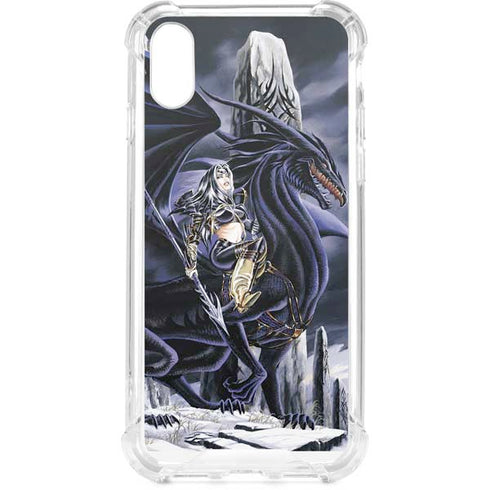 Dead of Winter Dragon and Warriors by Ruth Thompson iPhone XS Clear Case