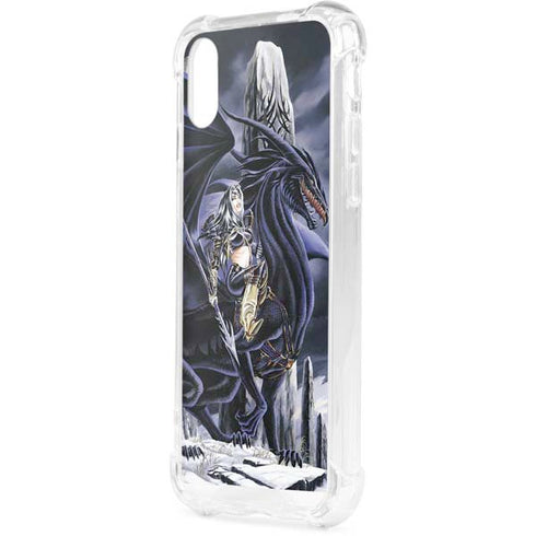 Dead of Winter Dragon and Warriors by Ruth Thompson iPhone XS Clear Case