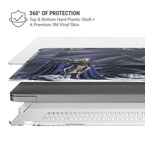 Dead of Winter Dragon and Warriors by Ruth Thompson MacBook Pro 14in (2021-24) Case plus Skin