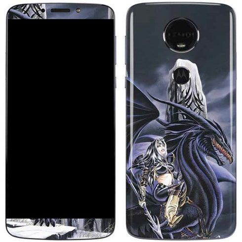 Dead of Winter Dragon and Warriors by Ruth Thompson Moto E5 Plus Skin