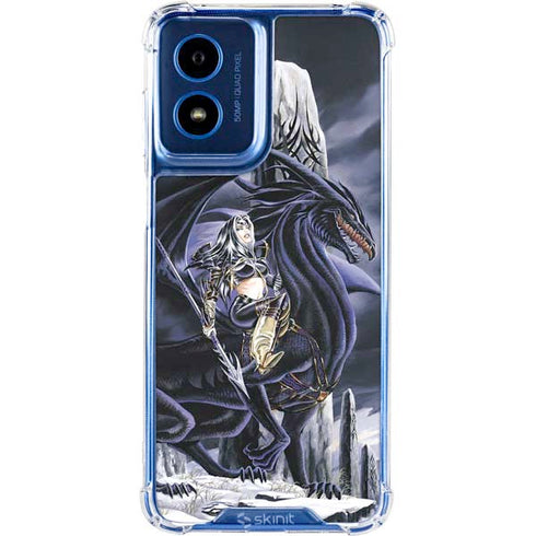 Dead of Winter Dragon and Warriors by Ruth Thompson Moto G Play 4G (2024) Clear Case