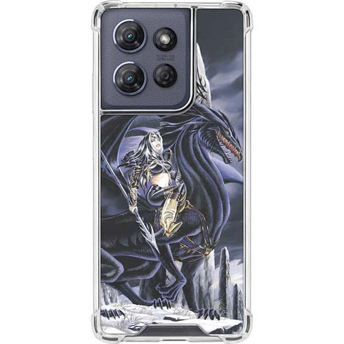 Dead of Winter Dragon and Warriors by Ruth Thompson Moto G Power 5G (2025) Clear Case